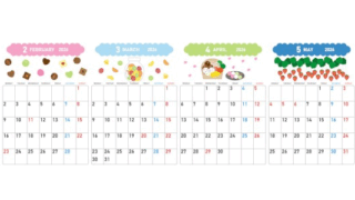 2026年版年間カレンダー♪A4縦型の月曜始まりで毎日楽しいカラフルイラスト！無料でダウンロードできます！