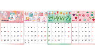 2026年版年間カレンダー♪A4縦型の月曜始まりで毎日を見るのが楽しみになる！無料でダウンロードできます！