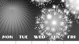 2026年8月縦型モノクロの日曜始まり 風物詩イラストのかわいいA4無料白黒カレンダー(2026-00400810)