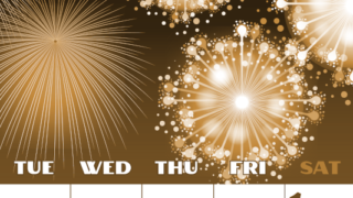 2026年8月縦型レトロな月曜始まり 風物詩イラストのかわいいA4無料セピア調カレンダー(2026-00660811)