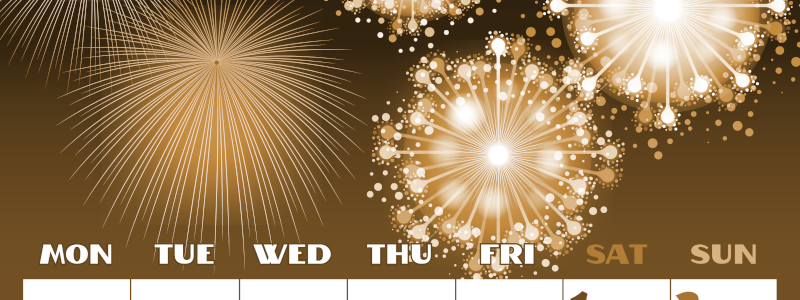 2026年8月縦型レトロな月曜始まり 風物詩イラストのかわいいA4無料セピア調カレンダー(2026-00660811)