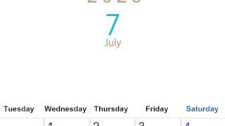 2026年7月縦型月曜始まり  大きい文字が見やすく書き込みも楽なA4無料シンプルカレンダー(2026-01100711)