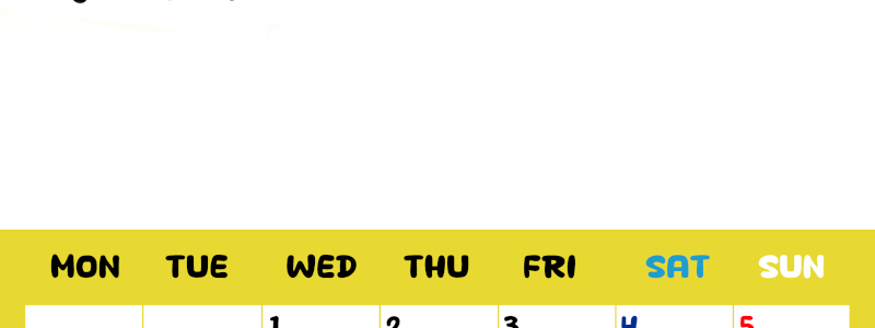 2026年4月縦型月曜始まり 書き込みしやすい文字が大きなA4無料シンプルなカレンダー(2026-01110411)