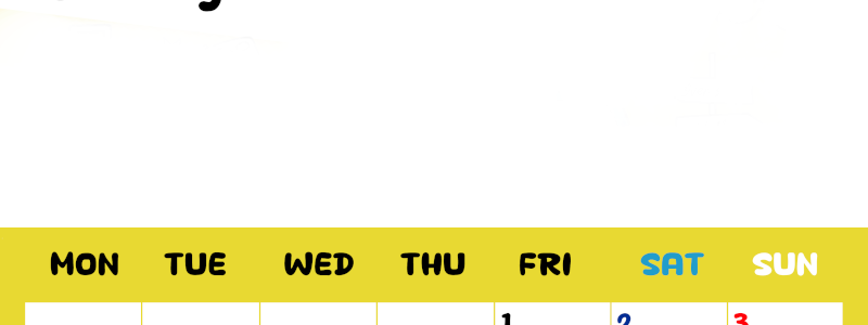 2026年5月縦型月曜始まり 書き込みしやすい文字が大きなA4無料シンプルなカレンダー(2026-01110511)