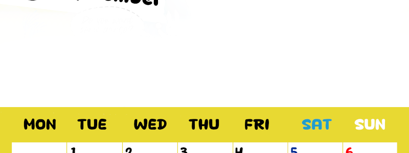 2026年9月縦型月曜始まり 書き込みしやすい文字が大きなA4無料シンプルなカレンダー(2026-01110911)