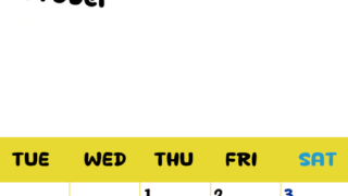 2026年10月縦型月曜始まり 書き込みしやすい文字が大きなA4無料シンプルなカレンダー(2026-01111011)
