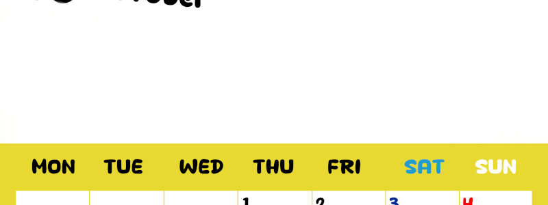 2026年10月縦型月曜始まり 書き込みしやすい文字が大きなA4無料シンプルなカレンダー(2026-01111011)