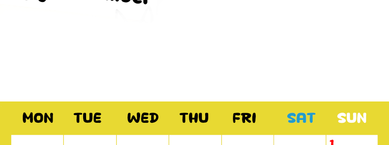 2026年11月縦型月曜始まり 書き込みしやすい文字が大きなA4無料シンプルなカレンダー(2026-01111111)