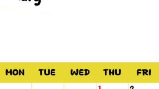 2026年1月縦型日曜始まり 書き込みしやすい文字が大きなA4無料シンプルなカレンダー(2026-01110110)