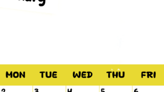2026年2月縦型日曜始まり 書き込みしやすい文字が大きなA4無料シンプルなカレンダー(2026-01110210)