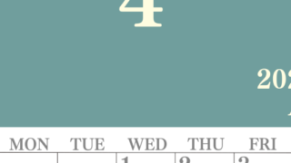 2026年4月縦型日曜始まり 大きい文字が見やすく書き込みも楽なA4無料シンプルカレンダー(2026-01140410)
