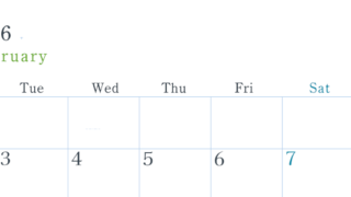 2026年2月横型月曜始まり シンプルで書き込みしやすい文字が大きい見やすいおすすめの無料カレンダー(2026-01150201)