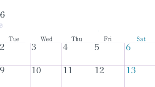 2026年6月横型月曜始まり シンプルで書き込みしやすい文字が大きい見やすいおすすめの無料カレンダー(2026-01150601)