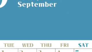 2026年9月のシンプルなカレンダーは縦型月のシンプルなカレンダーは曜始まりで大きい文字が見やすい書き込みも楽なA4サイズの無料素材(2026-01160911)