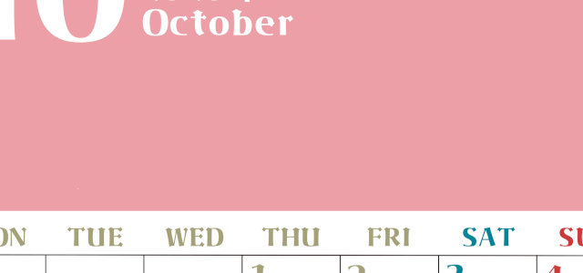 2026年10月のシンプルなカレンダーは縦型月のシンプルなカレンダーは曜始まりで大きい文字が見やすい書き込みも楽なA4サイズの無料素材(2026-01161011)