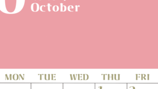 2026年10月のシンプルなカレンダーは縦型日曜始まりで大きい文字が見やすい書き込みも楽なA4サイズの無料素材(2026-01161010)