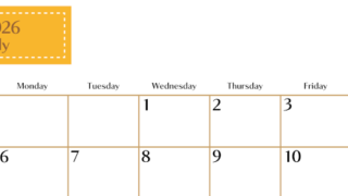 2026年7月横型の日曜始まりカレンダー♪シンプルで書き込みしやすい文字が大きなA4用紙向け（無料）(2026-01170700)