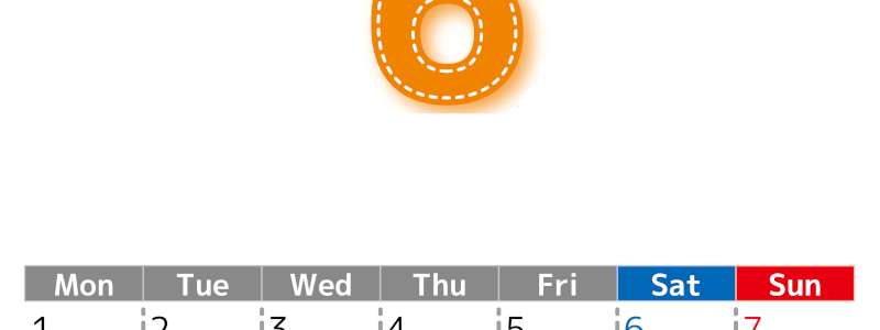 （無料カレンダー）2026年6月縦型月曜始まりで大きい文字が見やすく書き込みも簡単なA4サイズ（シンプル）(2026-01180611)