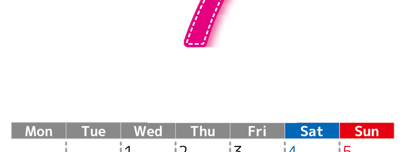 （無料カレンダー）2026年7月縦型月曜始まりで 大きい文字が見やすく書き込みも簡単なA4サイズ（シンプル）(2026-01180711)