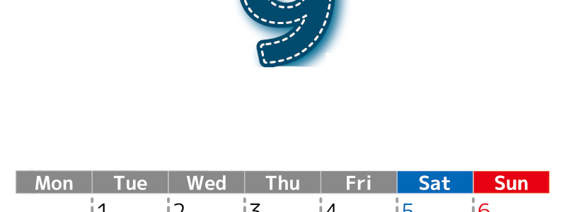 （無料カレンダー）2026年9月縦型月曜始まりで大きい文字が見やすく書き込みも簡単なA4サイズ（シンプル）(2026-01180911)