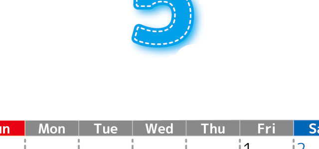 （無料カレンダー）2026年5月縦型日曜始まりで大きい文字が見やすく書き込みも簡単なA4サイズ（シンプル）(2026-01180510)