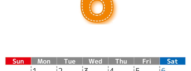 （無料カレンダー）2026年6月縦型日曜始まりで大きい文字が見やすく書き込みも簡単なA4サイズ（シンプル）(2026-01180610)