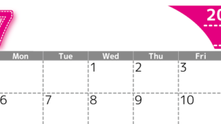 （無料カレンダー）2026年7月横型日曜始まりで大きい文字が見やすく書き込みも簡単なA4サイズ（シンプル）(2026-01180700)