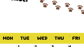 2026年12月カレンダーは縦型日曜始まりで無料！ねこのベージュぷにぷに肉球イラストがほっこりかわいい！(2026-01241210)