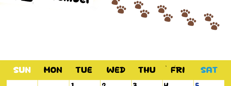 2026年12月カレンダーは縦型日曜始まりで無料！ねこのベージュぷにぷに肉球イラストがほっこりかわいい！(2026-01241210)