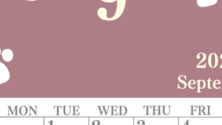2026年9月カレンダーは縦型日曜始まりで猫の肉球がゆるかわいいレイアウト！無料かつ自由に予定を書き込めます！(2026-01250910)