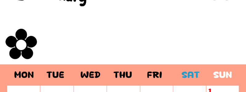 2026年2月カレンダーは縦型月曜始まりでフラワーシルエットがかわいいシンプルお花デザイン：無料(2026-01300211)