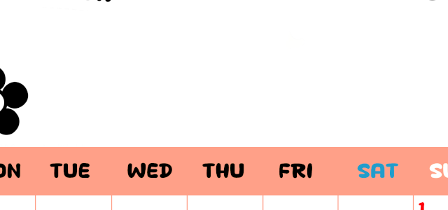 2026年3月カレンダーは縦型月曜始まりでフラワーシルエットがかわいいシンプルお花デザイン：無料(2026-01300311)