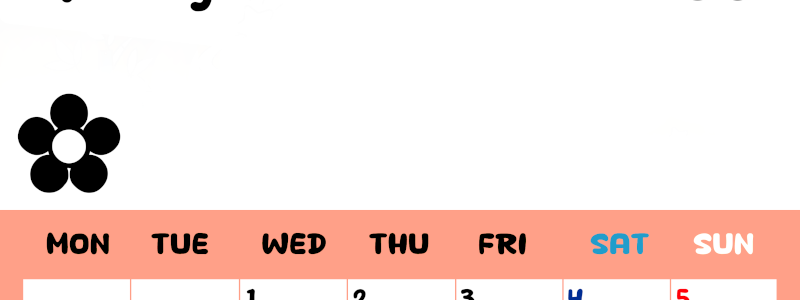 2026年7月カレンダーは縦型月曜始まり でフラワーシルエットがかわいいシンプルお花デザイン：無料(2026-01300711)