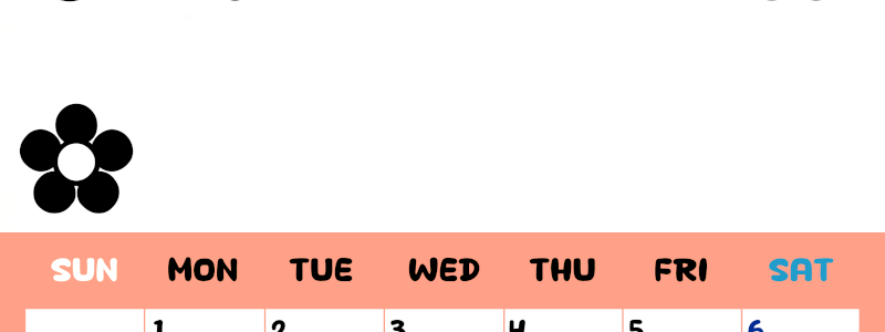 2026年6月カレンダーは縦型日曜始まりでフラワーシルエットがかわいいシンプルお花デザイン：無料(2026-01300610)