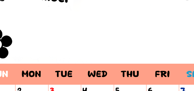 2026年11月カレンダーは縦型日曜始まりでフラワーシルエットがかわいいシンプルお花デザイン：無料(2026-01301110)