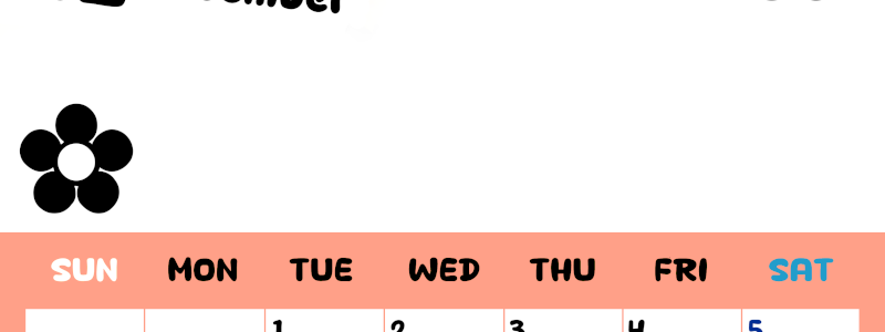 2026年12月カレンダーは縦型日曜始まりでフラワーシルエットがかわいいシンプルお花デザイン：無料(2026-01301210)
