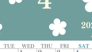 2026年4月カレンダーは縦型月曜始まりでフラワーシルエットがかわいい♪ダウンロードは無料♪(2026-01320411)