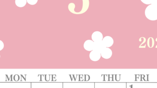 2026年5月カレンダーは縦型日曜始まりでフラワーシルエットがかわいい♪ダウンロードは無料♪(2026-01320510)
