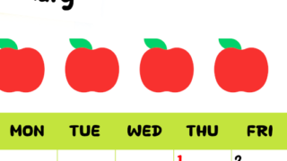 2026年1月カレンダーは縦型日曜始まりで季節感あふれる果物のカラフルなイラストがかわいい：無料(2026-01360110)