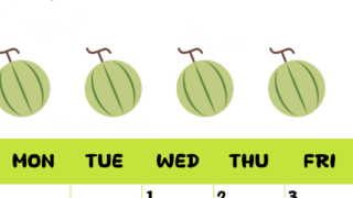 2026年4月カレンダーは縦型日曜始まりで季節感あふれる果物のカラフルなイラストがかわいい：無料(2026-01360410)