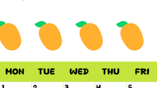 2026年6月カレンダーは縦型日曜始まりで季節感あふれる果物のカラフルなイラストがかわいい：無料(2026-01360610)