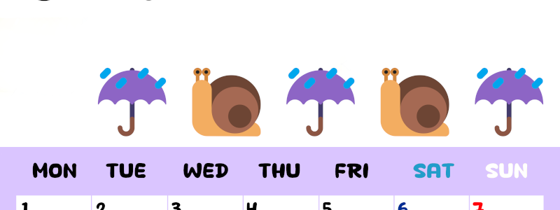 2026年6月カレンダーは縦型月曜始まりで季節の行事の絵文字イラストがかわいい♪ダウンロードは無料♪(2026-01380611)