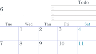 2026年7月カレンダーは横型月曜始まり でベージュの花がおしゃれ：無料(2026-01440701)