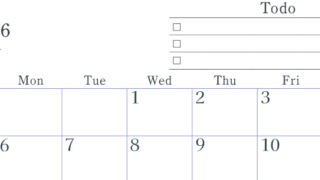 2026年7月カレンダーは横型日曜始まりで使い方はシンプルなToDoリストつき♪無料ダウンロード・A4印刷(2026-01440700)