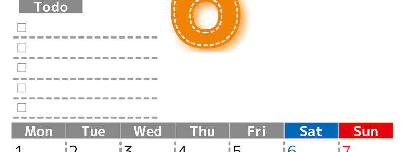 2026年6月カレンダーは縦型月曜始まり♪使い方がシンプルなToDoリストも♪ダウンロード無料(2026-01470611)