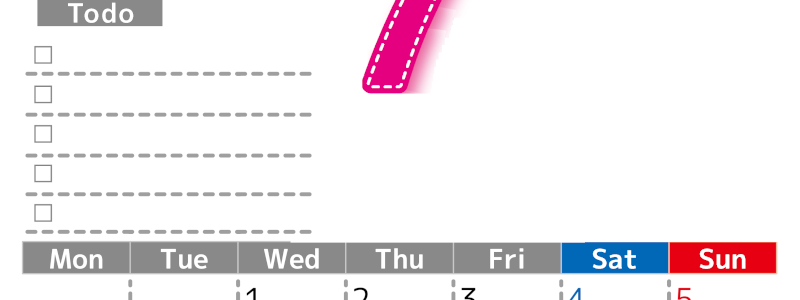 2026年7月カレンダーは縦型月曜始まり でベージュの花がおしゃれ：無料(2026-01470711)