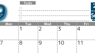 2026年9月カレンダーは横型日曜始まり♪使い方がシンプルなToDoリストも♪ダウンロード無料(2026-01470900)