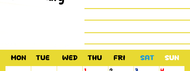 2026年1月カレンダーは縦型月曜始まりで目標管理しやすいし使いやすい♪無料／A4印刷(2026-01520111)