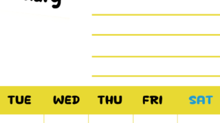 2026年2月カレンダーは縦型月曜始まりで目標管理しやすいし使いやすい♪無料／A4印刷(2026-01520211)
