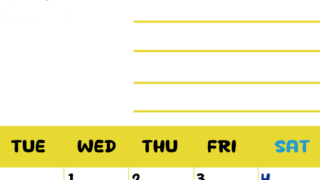 2026年4月カレンダーは縦型月曜始まりで目標管理しやすいし使いやすい♪無料／A4印刷(2026-01520411)